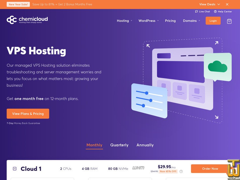screenshot of Cloud 1 from chemicloud.com