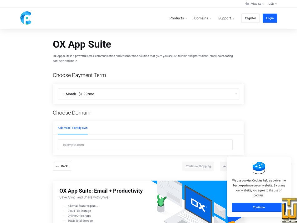 Taken on 24 August, 2026 screenshot of OX App Suite from cloudpro.ng
