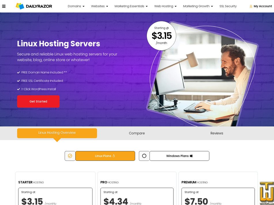 screenshot of Starter from dailyrazor.com
