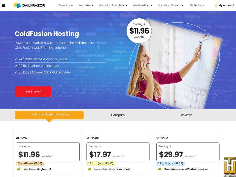 screenshot of CF-One from dailyrazor.com