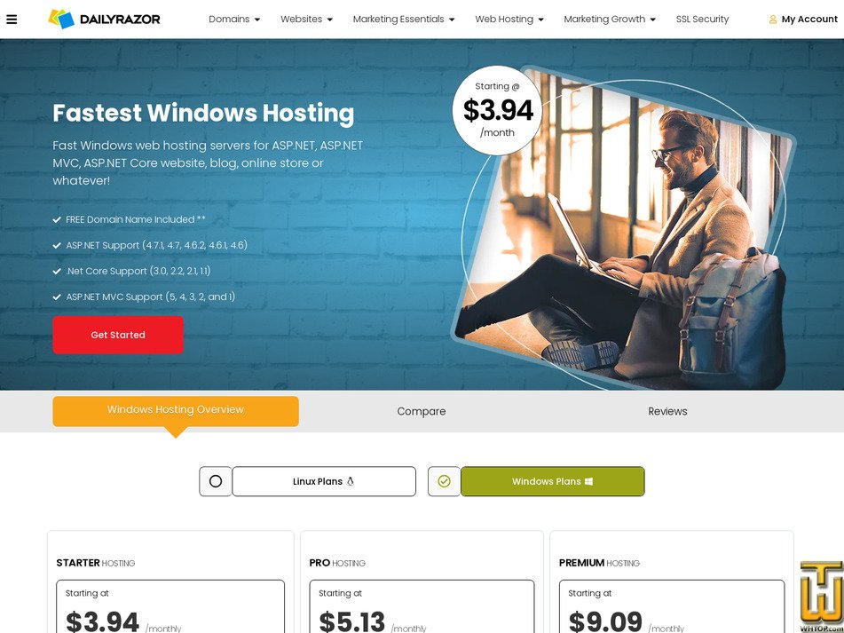 screenshot of Starter from dailyrazor.com