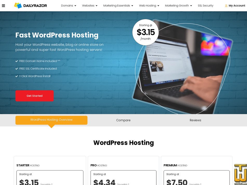 screenshot of Pro from dailyrazor.com