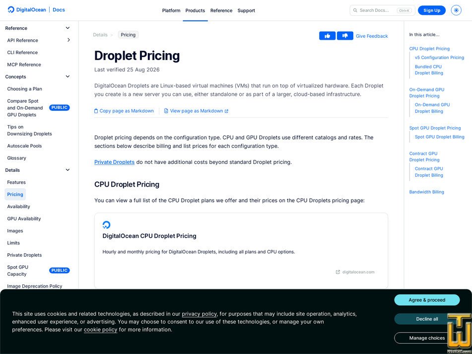 Taken on 14 October, 2026 screenshot of GPU Droplet – Spot AMD MI350X from digitalocean.com
