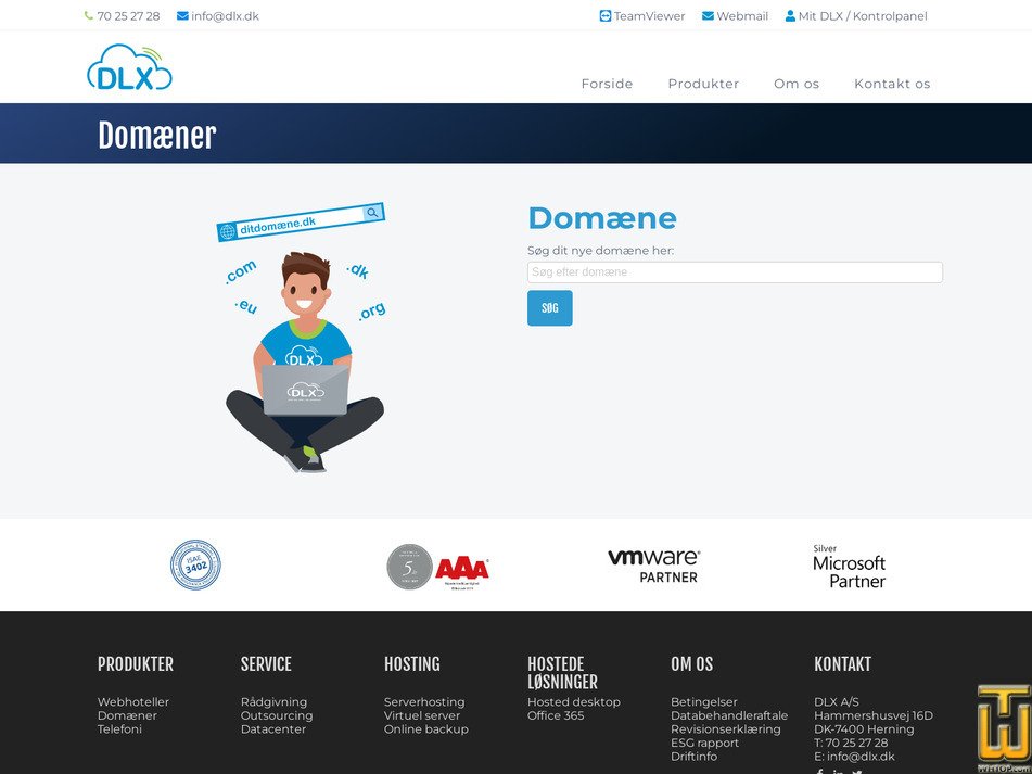 Taken on 6 May, 2026 screenshot of .COM from dlx.dk
