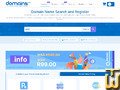 Taken on 30 July, 2026 screenshot of .COM from domains.co.za