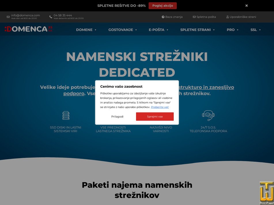 screenshot of DEDICATED Single from domenca.com