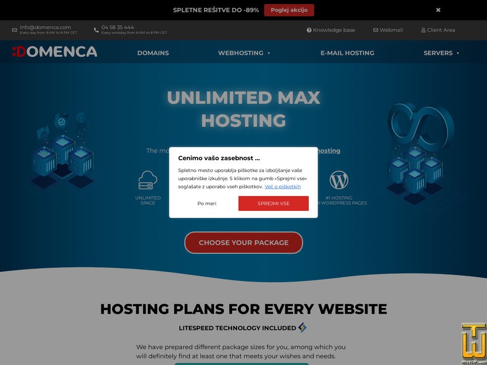 screenshot of MAX L from domenca.com