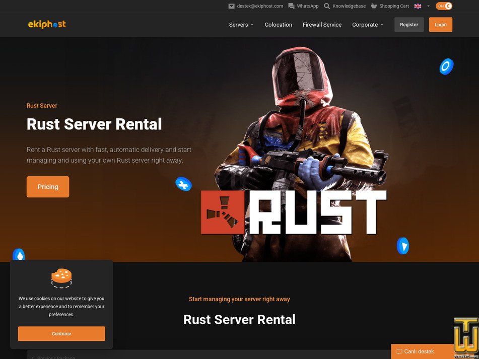 screenshot of Rust Server - 1 from ekiphost.com