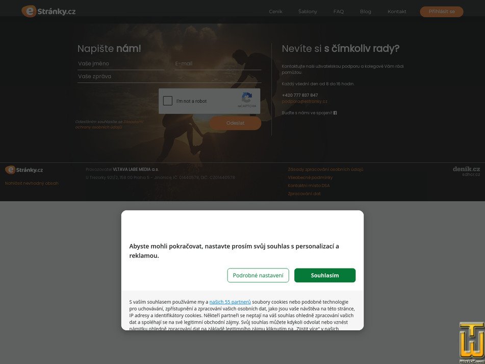 Taken on 28 August, 2026 screenshot of e-Shop from estranky.cz