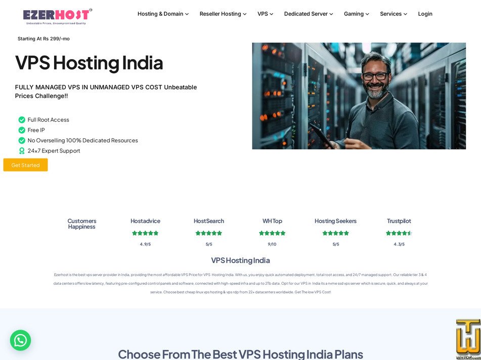 screenshot of SM 50 from ezerhost.com