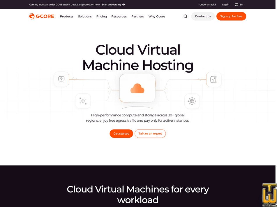screenshot of High-Frequency from gcore.com