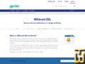 screenshot of RapidSSL Wildcard from geckohost.nz