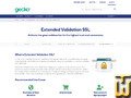 screenshot of Geotrust True BusinessID with EV from geckohost.nz