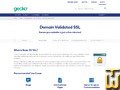 screenshot of RapidSSL from geckohost.nz