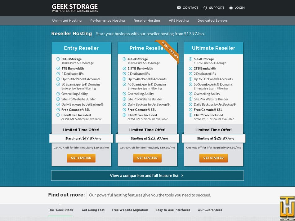 Taken on 4 September, 2026 screenshot of Ultimate Reseller from geekstorage.com