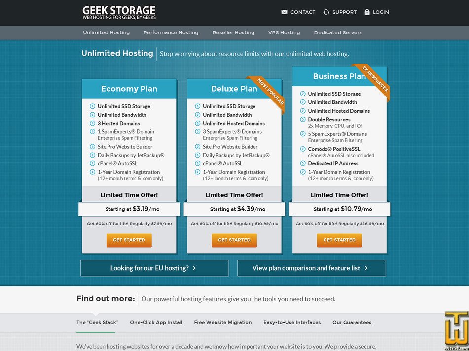 Taken on 4 September, 2026 screenshot of Economy Plan from geekstorage.com