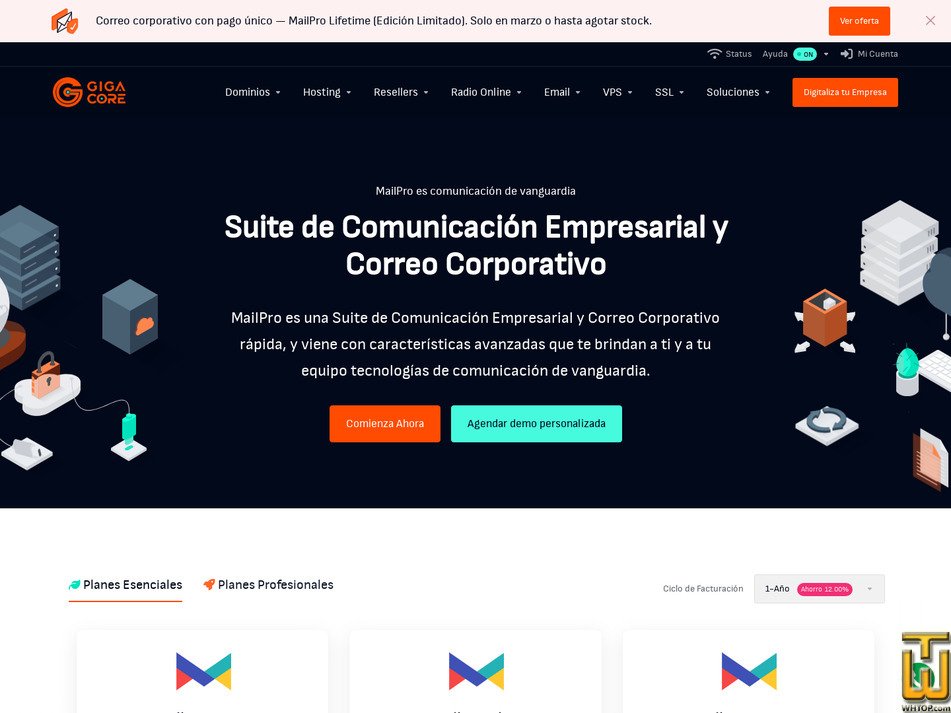 screenshot of MailPro Extra from gigacore.io
