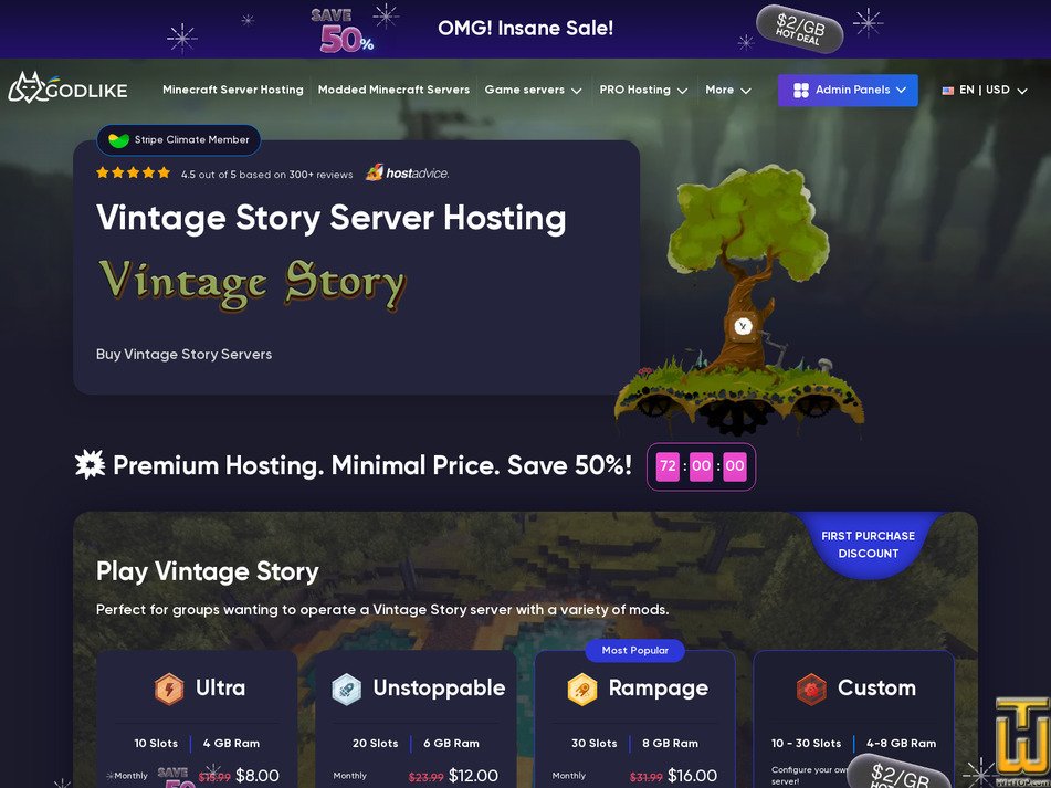 Taken on 4 July, 2026 screenshot of Vintage Story from godlike.host