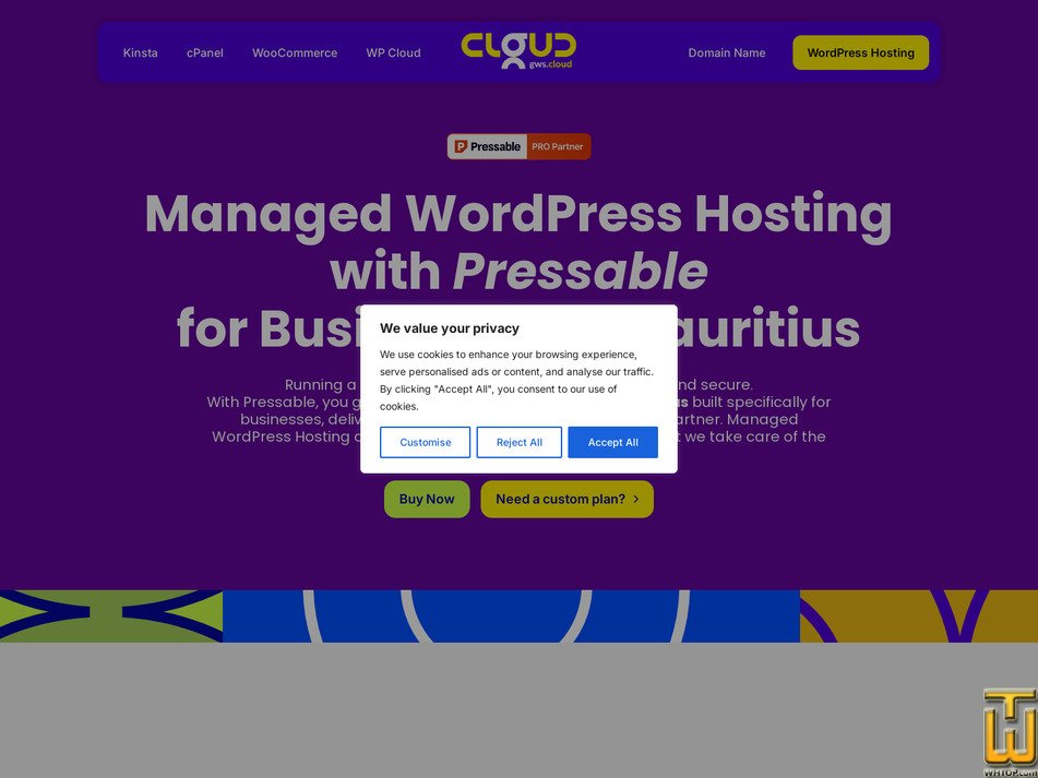 Taken on 3 October, 2026 screenshot of Pressable Professional from gws-technologies.com