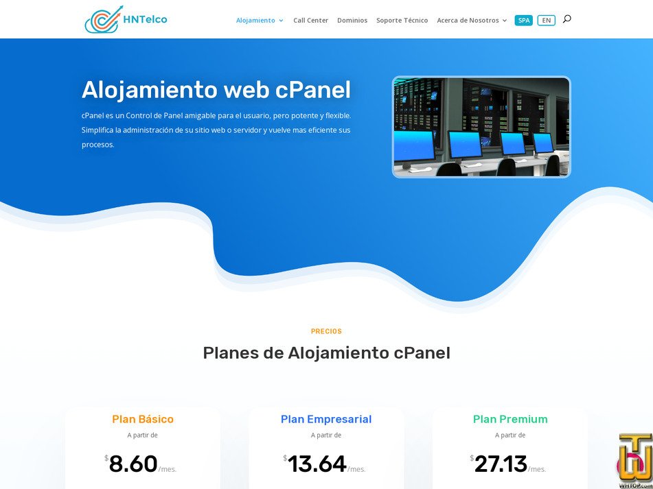 Taken on 1 August, 2026 screenshot of cPanel Business Plan from hntelco.com