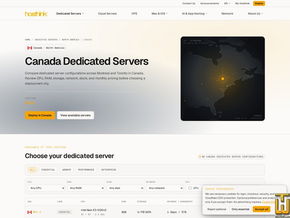 screenshot of MTL-13 from hosthink.net