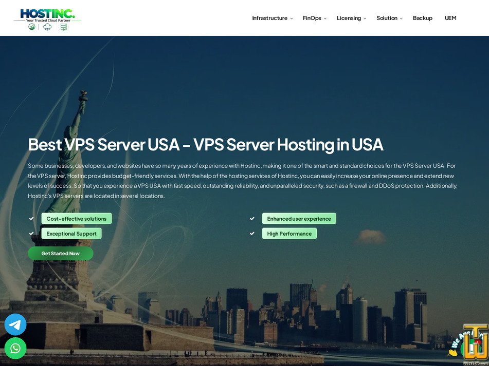 screenshot of Basic (multi-location) from hostinc.in