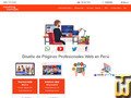 screenshot of PAGINAS WEB Basica from hosting.com.pe