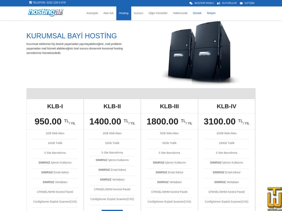 Taken on 11 August, 2026 screenshot of KLB-IV from hostingal.com