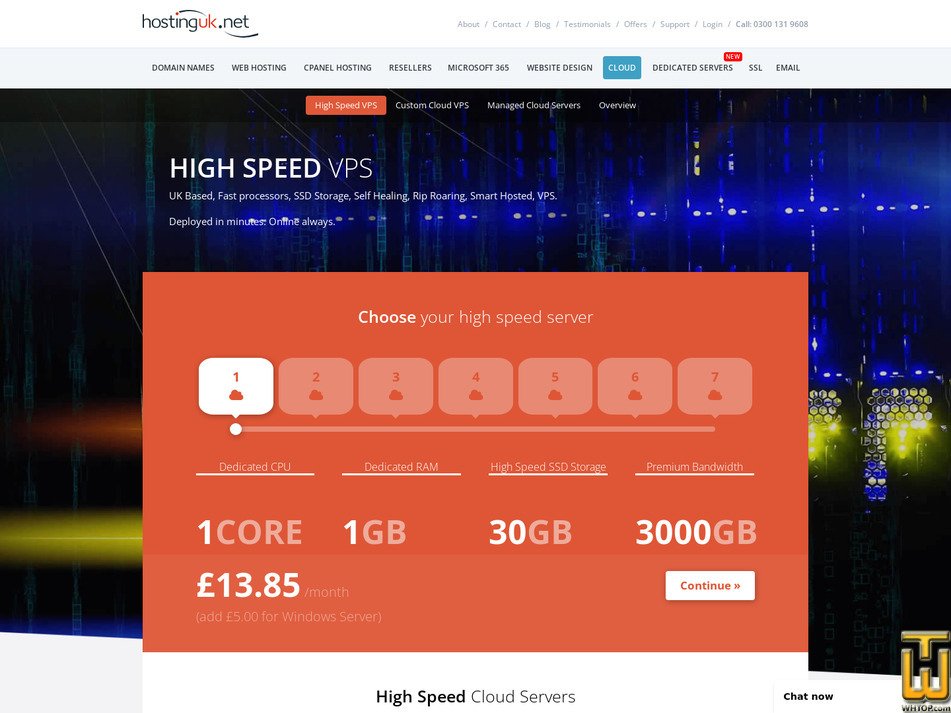 Taken on 1 May, 2026 screenshot of Linux High Speed VPS #2 from hostinguk.net