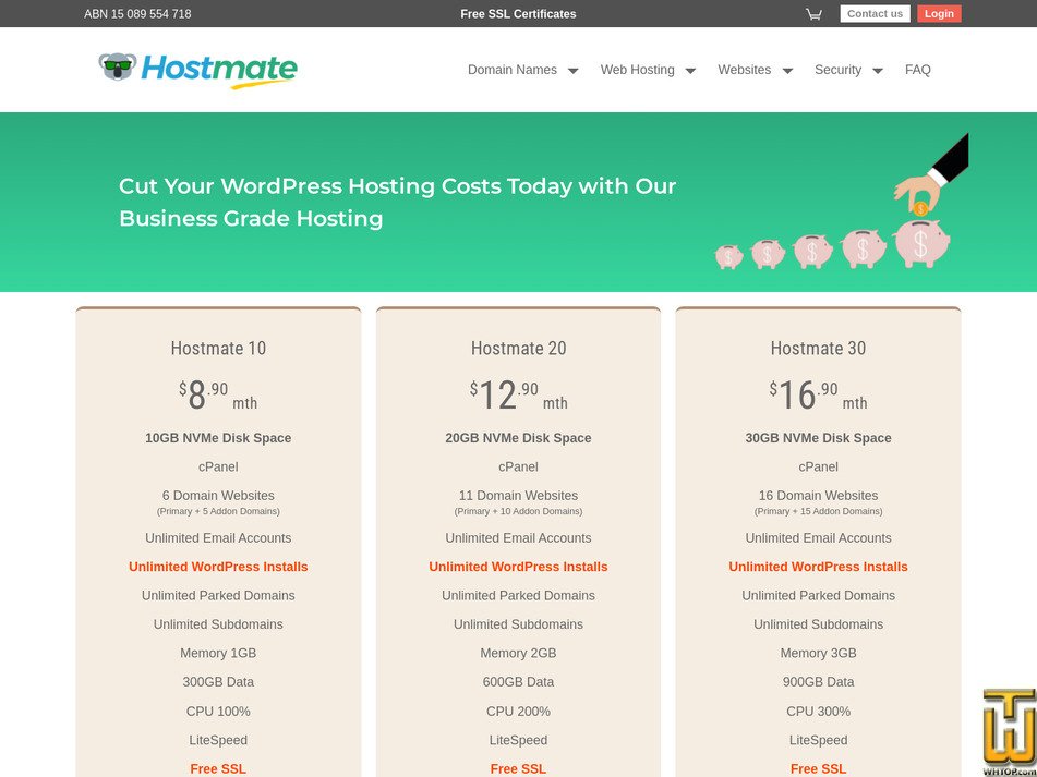 screenshot of Hostmate 20 from hostmate.com.au