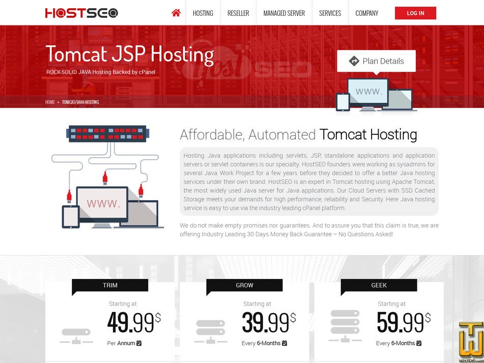 Taken on 29 January, 2026 screenshot of GROW from hostseo.com