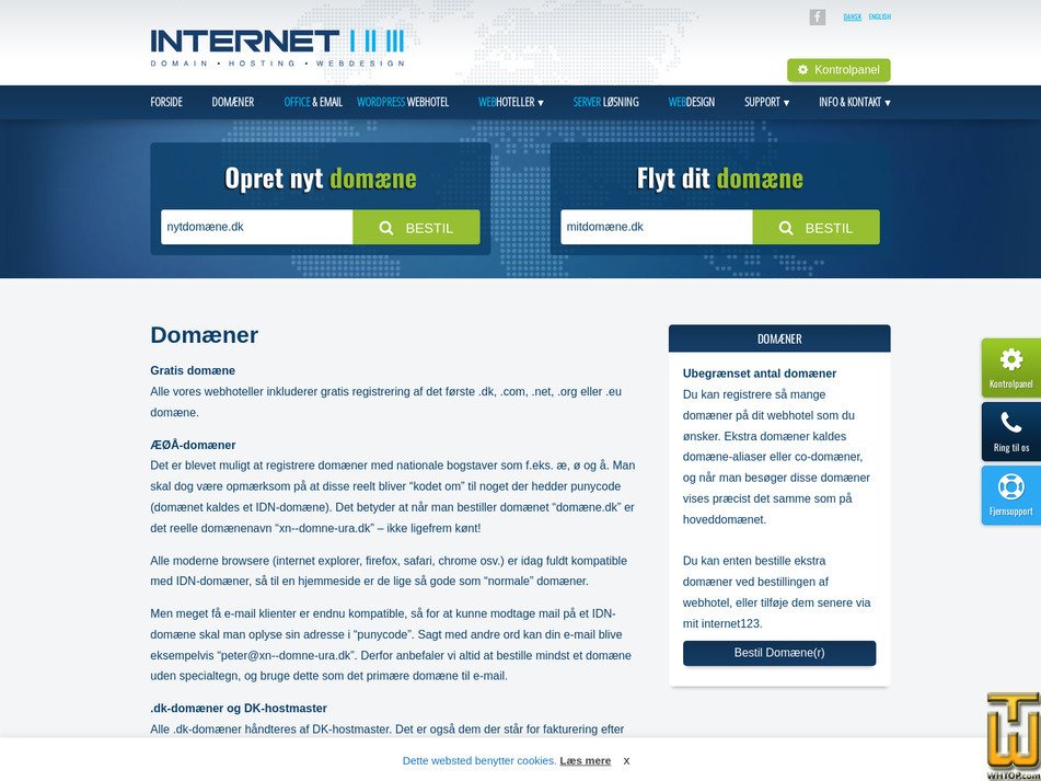 Taken on 5 May, 2026 screenshot of .com from i123.dk