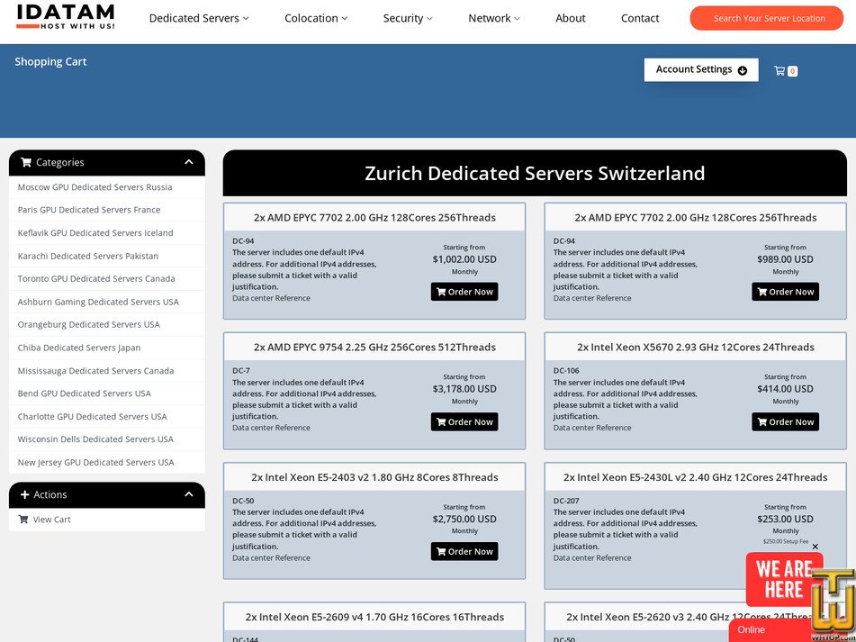 screenshot of CH - Intel Xeon E3-1245 v5 3.50 GHz from idatam.com