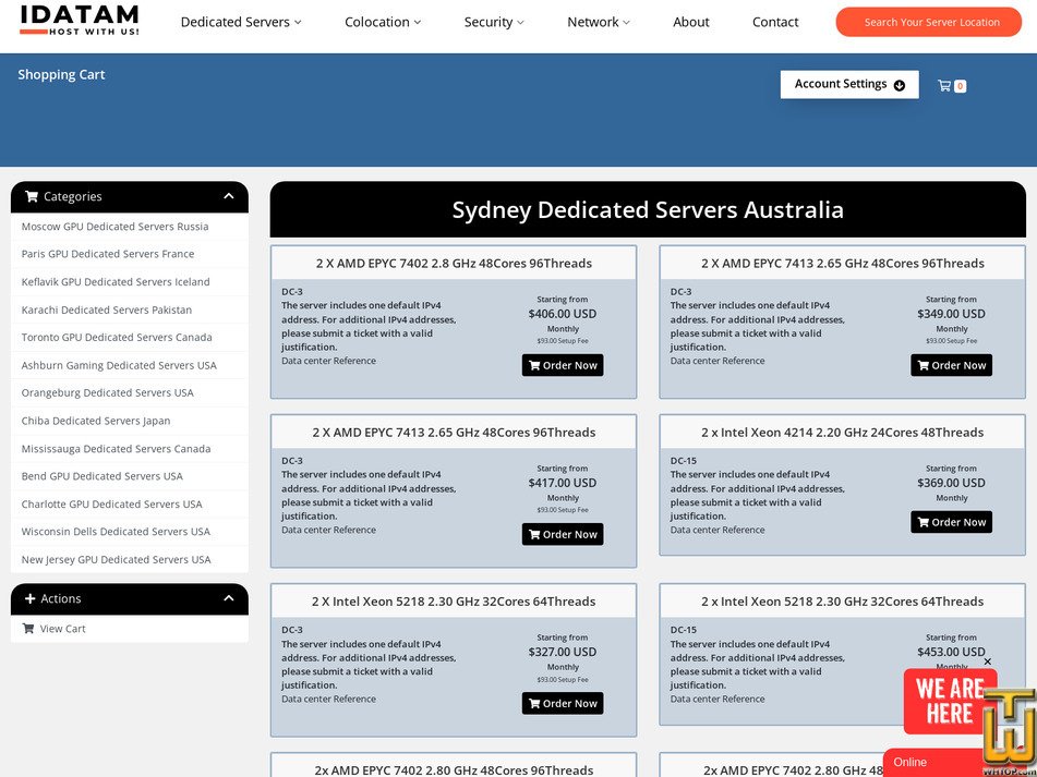 screenshot of AU - DC-26 from idatam.com