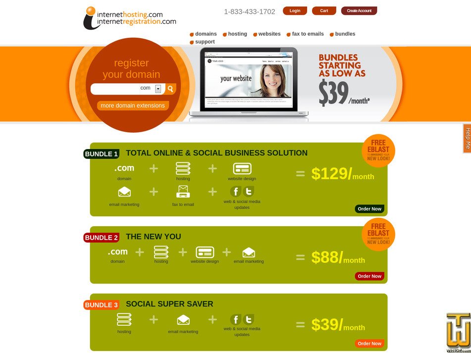 Taken on 2 October, 2026 screenshot of Bundle 2 - The New You from internethosting.com