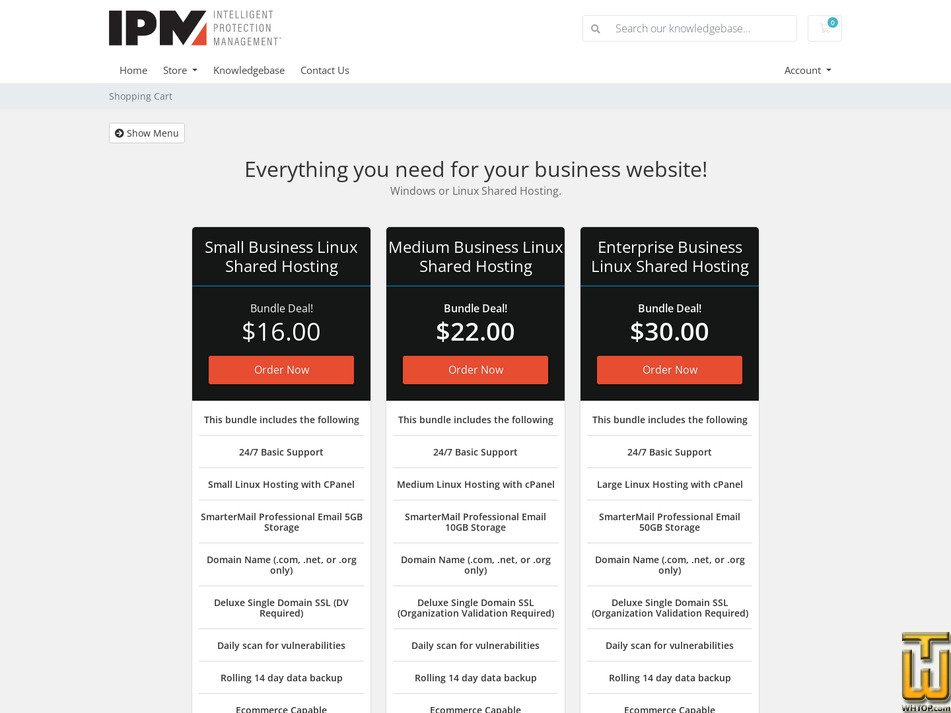 Taken on 29 April, 2026 screenshot of Enterprise Business from ipm.com