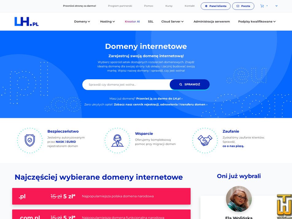 Taken on 10 May, 2026 screenshot of .com from lh.pl