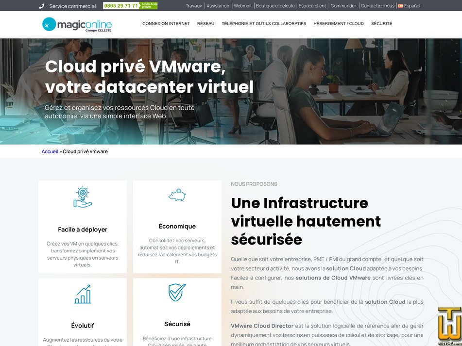 screenshot of Cloud XXL from magic.fr