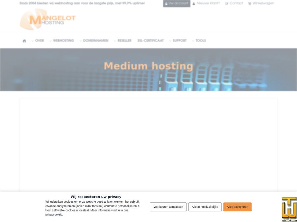 screenshot of Medium from mangelot-hosting.nl