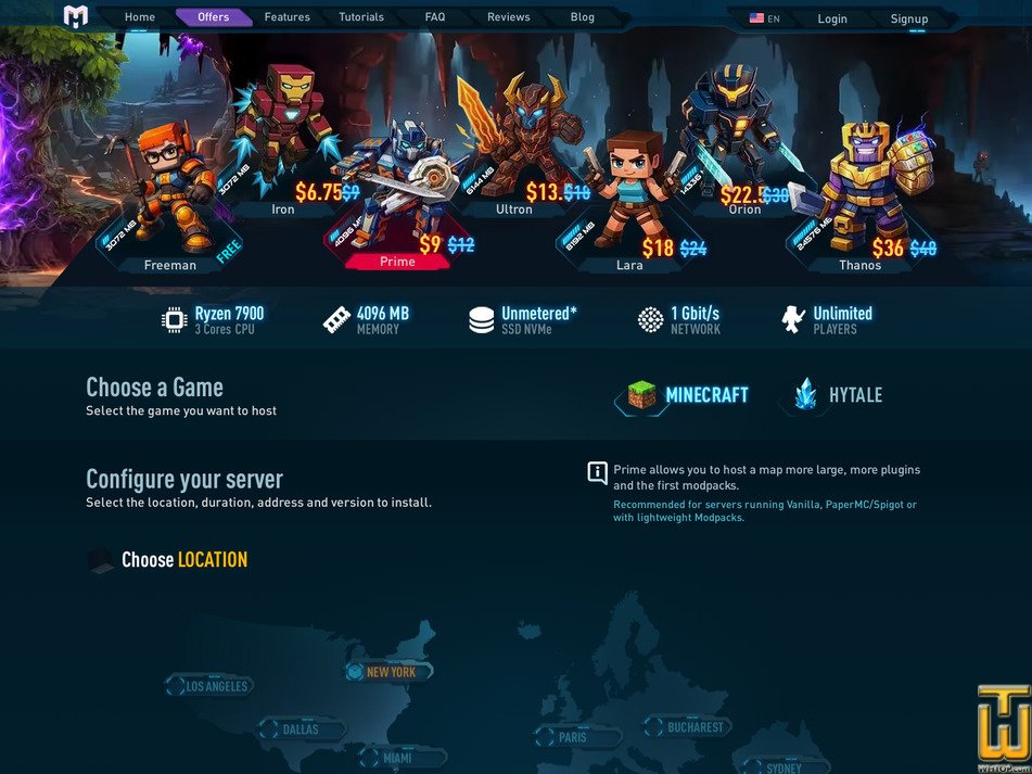 Taken on 15 September, 2026 screenshot of Lara from minecraft-hosting.pro