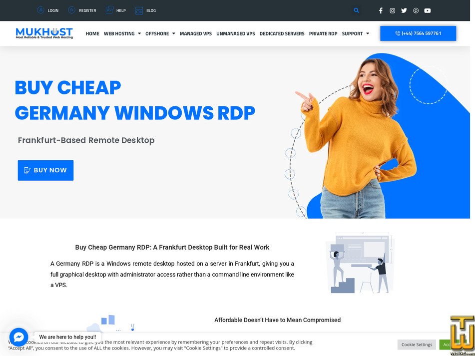 Taken on 2 October, 2026 screenshot of Germany Private RDP 4 GB from mukhost.com