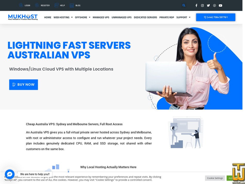 Taken on 2 October, 2026 screenshot of Australia VPS 4 GB from mukhost.com