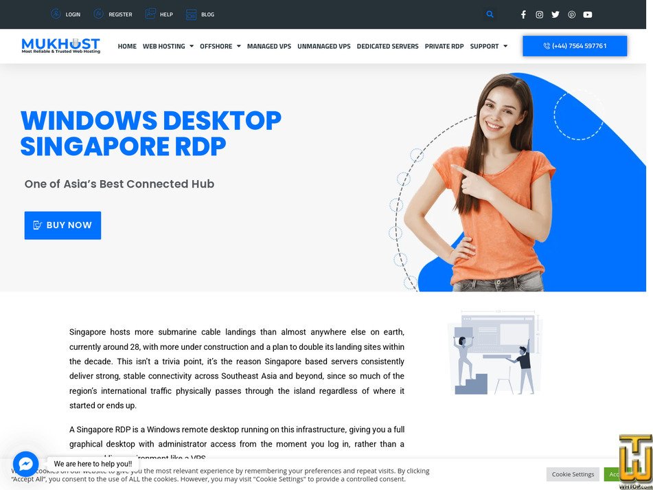 Taken on 2 October, 2026 screenshot of Singapore Private RDP 1 GB from mukhost.com