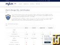 Taken on 10 August, 2026 screenshot of Domain SSL from myloc.de