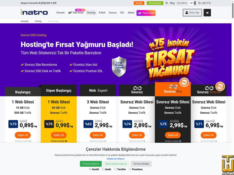 screenshot of Web Expert from natro.com
