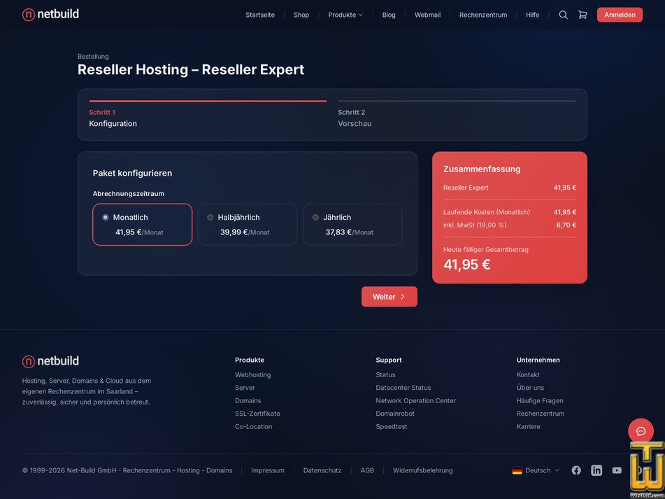 Taken on 11 October, 2026 screenshot of Reseller Expert from netbuild.net