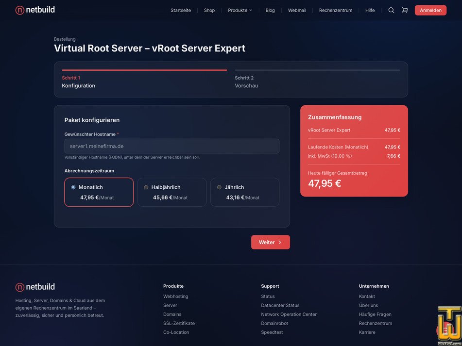 Taken on 11 October, 2026 screenshot of vRoot Server Expert from netbuild.net