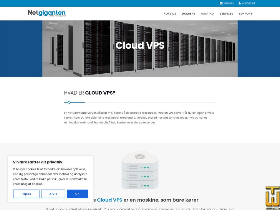 Taken on 5 May, 2026 screenshot of VPS-04 from netgiganten.dk