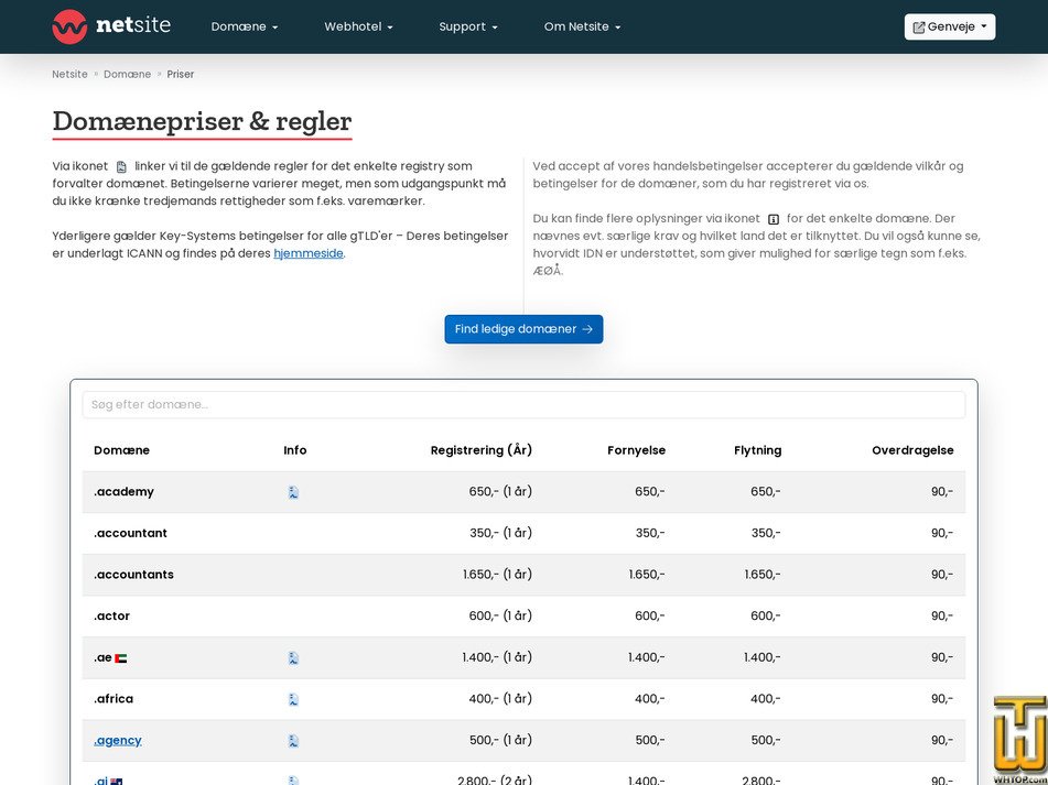 Taken on 5 May, 2026 screenshot of .com from netsite.dk