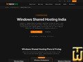 Taken on 24 July, 2026 screenshot of Windows Shared Hosting from netspaceindia.com